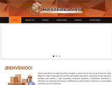 Tablet Screenshot of mastercajasltda.com